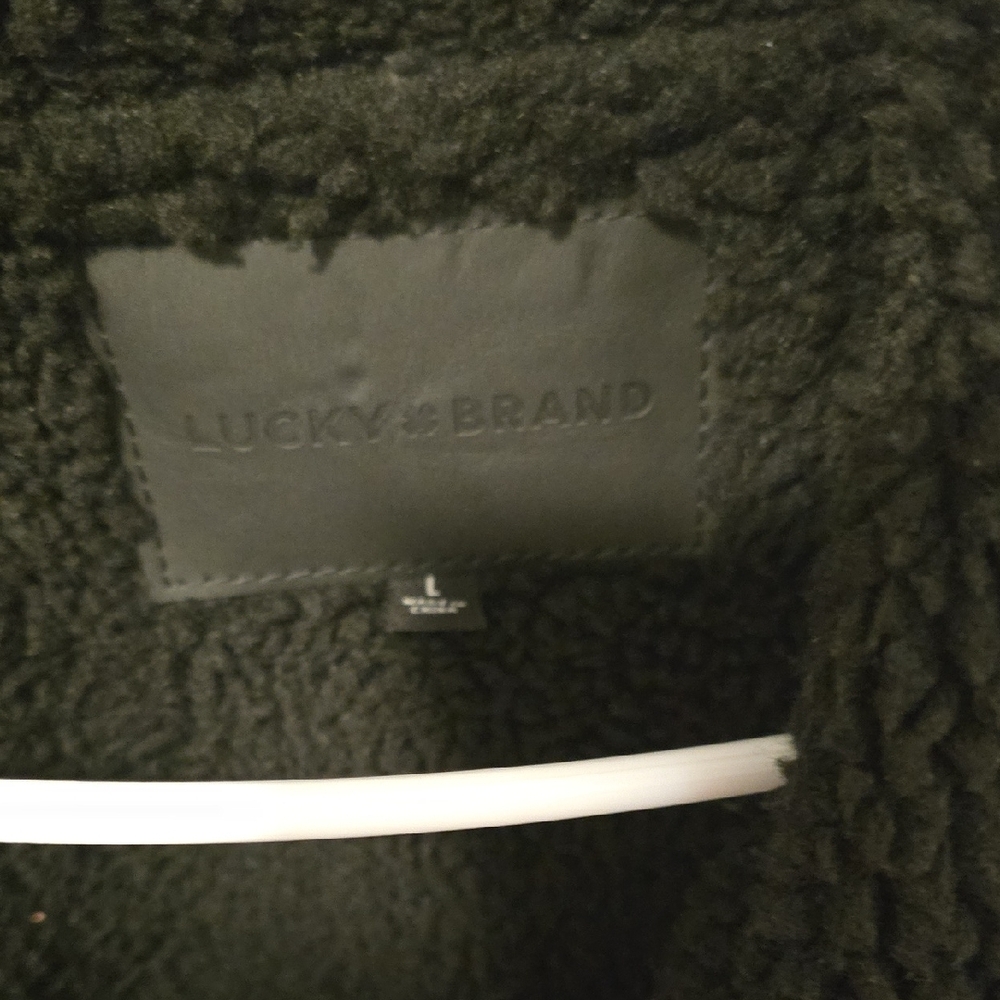 Lucky Brand Black Jean Jacket Contemporary Style - Picture 2 of 3